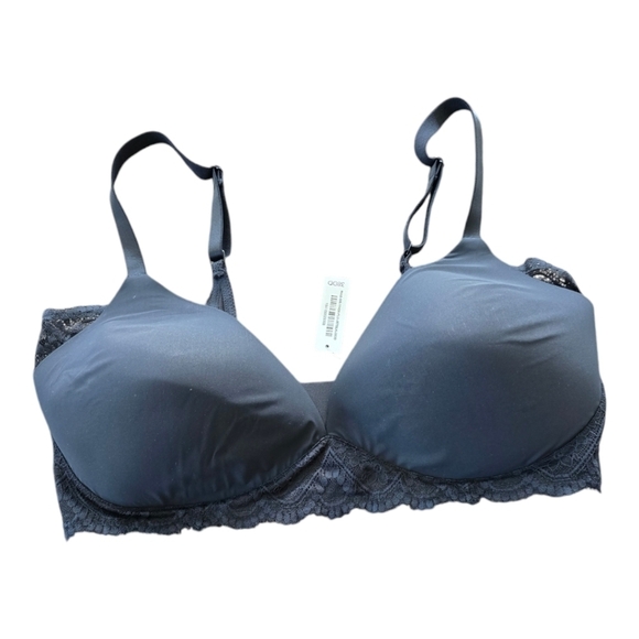 Adore Me Plunge Bra 38DD Black Janey Contour Support Lace Comfort Women … - Picture 1 of 13